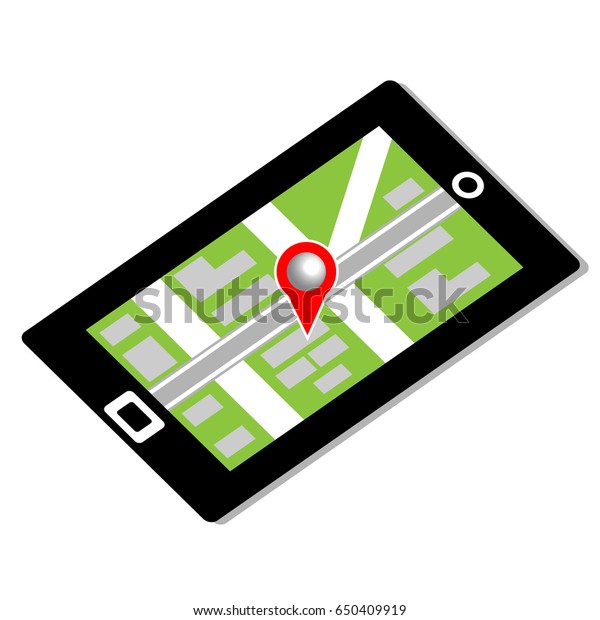 Cell Phone Map Pin Infographic Vector Stock Vector (Royalty Free ...