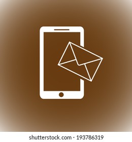 Cell Phone Message Icon