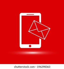 Cell Phone Message Icon