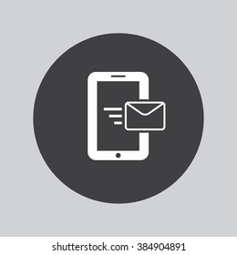 Cell phone message icon