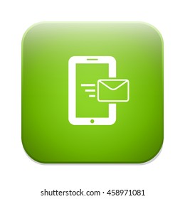 Cell phone message icon