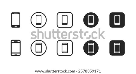 Cell phone, phone, cell, mobile, smartphone, cellphone, cellular, Outline signs and more, perfect for websites, apps, and print projects; these scalable icons are fully customizable for print.