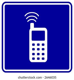 cell phone sign