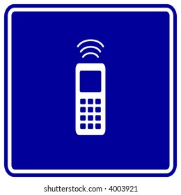 cell phone sign