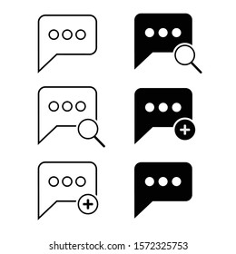 Cell phone sms icon. One of a set of short message icons.