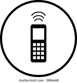 cell phone symbol