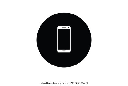 Cell phone symbol mobile telephone icon smart