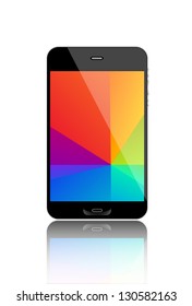 Cell phone, tablet illustration