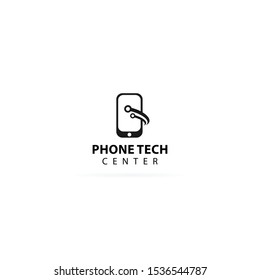 cell phone technology logo icon