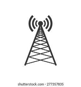 Cell Phone Tower  - Vector Icon