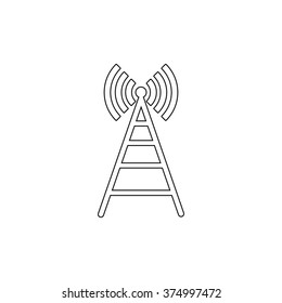 Cell Phone Tower -  vector icon