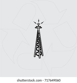 Cell Phone Tower vector icon
