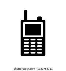 Cell phone vector, Electronic device solid design icon
