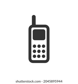 Cell phone vector, Electronic device solid design icon