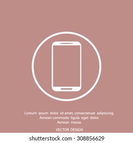 cell phone vector icon