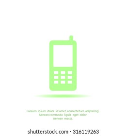 cell phone vector icon
