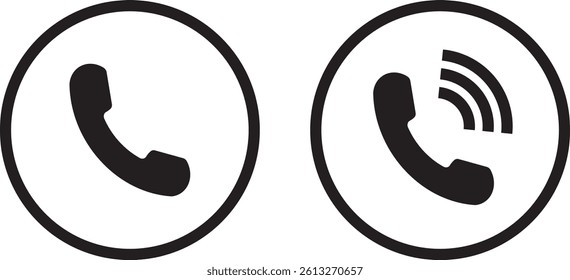 Cell phone vector icon. for mobile concept and web design. telephone call Icon vector Illustration,
