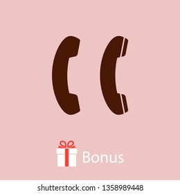 Cell phone vector icon. Telephone call icon. Ringing phone icon. Modern icon cell phone.