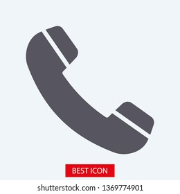 Cell phone vector icon. Telephone call icon. Ringing phone icon. Modern icon cell phone. Cell phone icons for web design