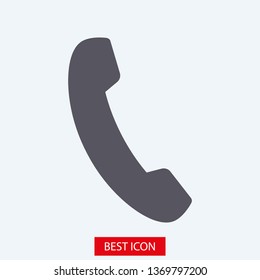 Cell phone vector icon. Telephone call icon. Ringing phone icon. Modern icon cell phone. Cell phone icons for web design