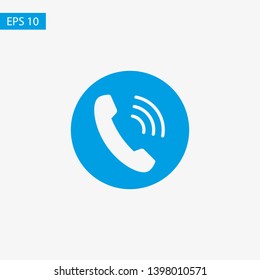 Cell phone vector icon. Telephone call icon. Ringing phone icon. Modern icon cell phone. Cell phone icons for web design