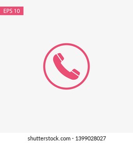 Cell phone vector icon. Telephone call icon. Ringing phone icon. Modern icon cell phone. Cell phone icons for web design