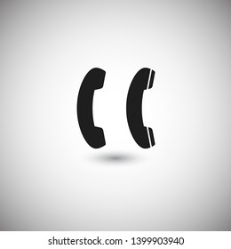 Cell phone vector icon. Telephone call icon. Ringing phone icon. Modern icon cell phone. Cell phone icons for web design