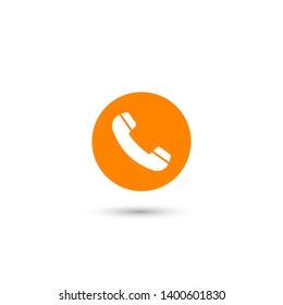 Cell phone vector icon. Telephone call icon. Ringing phone icon. Modern icon cell phone. Cell phone icons for web design