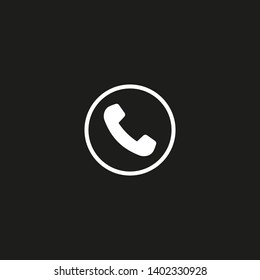 Cell phone vector icon. Telephone call icon. Ringing phone icon. Modern icon cell phone. Cell phone icons for web design