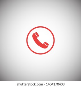 Cell phone vector icon. Telephone call icon. Ringing phone icon. Modern icon cell phone. Cell phone icons for web design
