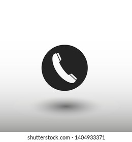 Cell phone vector icon. Telephone call icon. Ringing phone icon. Modern icon cell phone. Cell phone icons for web design