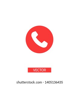 Cell phone vector icon. Telephone call icon. Ringing phone icon. Modern icon cell phone. Cell phone icons for web design