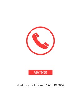 Cell phone vector icon. Telephone call icon. Ringing phone icon. Modern icon cell phone. Cell phone icons for web design