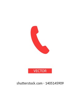Cell phone vector icon. Telephone call icon. Ringing phone icon. Modern icon cell phone. Cell phone icons for web design