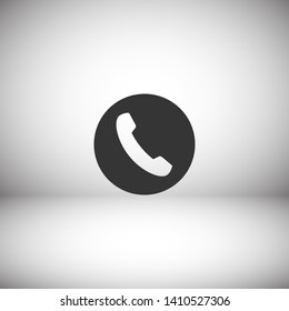 Cell phone vector icon. Telephone call icon. Ringing phone icon. Modern icon cell phone. Cell phone icons for web design