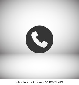 Cell phone vector icon. Telephone call icon. Ringing phone icon. Modern icon cell phone. Cell phone icons for web design