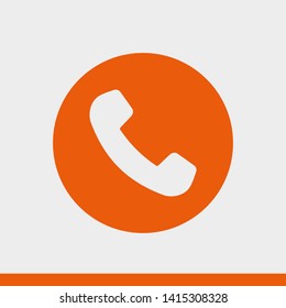 Cell phone vector icon. Telephone call icon. Ringing phone icon. Modern icon cell phone. Cell phone icons for web design
