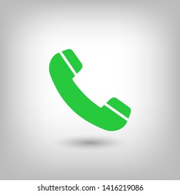 Cell phone vector icon. Telephone call icon. Ringing phone icon. Modern icon cell phone. Cell phone icons for web design