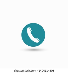 Cell phone vector icon. Telephone call icon. Ringing phone icon. Modern icon cell phone. Cell phone icons for web design