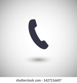 Cell phone vector icon. Telephone call icon. Ringing phone icon. Modern icon cell phone. Cell phone icons for web design