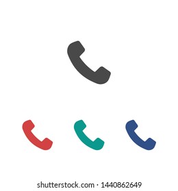 Cell phone vector icon. Telephone call icon. Ringing phone icon. Modern icon cell phone. Cell phone icons for web design