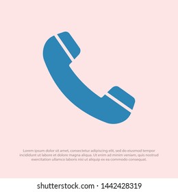 Cell phone vector icon. Telephone call icon. Ringing phone icon. Modern icon cell phone. Cell phone icons for web design