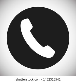 Cell phone vector icon. Telephone call icon. Ringing phone icon. Modern icon cell phone. Cell phone icons for web design