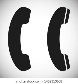 Cell phone vector icon. Telephone call icon. Ringing phone icon. Modern icon cell phone. Cell phone icons for web design