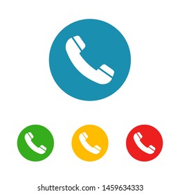 Cell phone vector icon. Telephone call icon. Ringing phone icon. Modern icon cell phone. Cell phone icons for web design