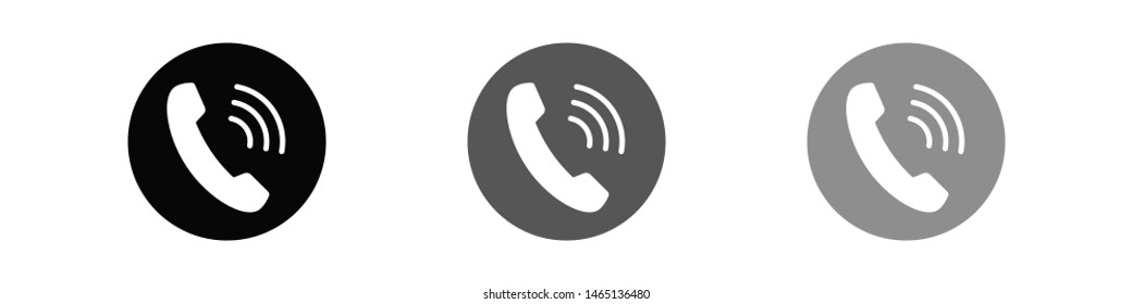 Cell phone vector icon. Telephone call icon. Ringing phone icon. Modern icon cell phone. Cell phone icons for web design