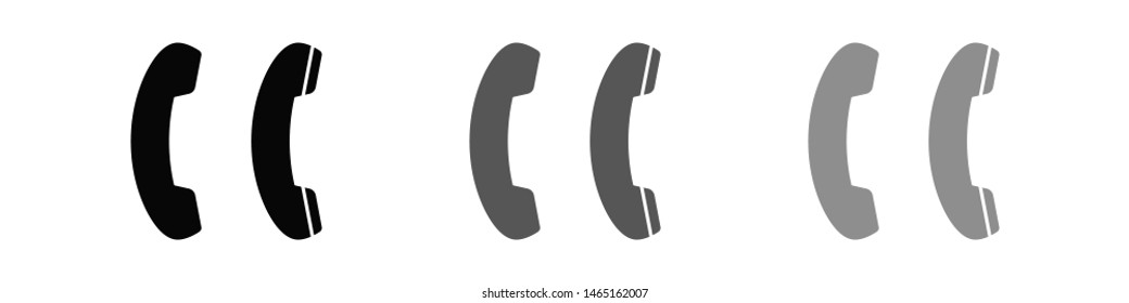 Cell phone vector icon. Telephone call icon. Ringing phone icon. Modern icon cell phone. Cell phone icons for web design
