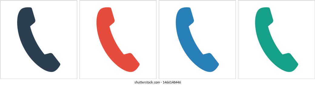Cell phone vector icon. Telephone call icon. Ringing phone icon. Modern icon cell phone. Cell phone icons for web design
