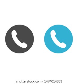 Cell phone vector icon. Telephone call icon. Ringing phone icon. Modern icon cell phone. Cell phone icons for web design