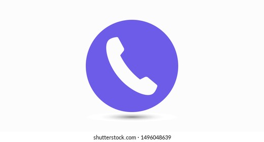 Cell phone vector icon. Telephone call icon. Ringing phone icon. Modern icon cell phone. Cell phone icons for web design